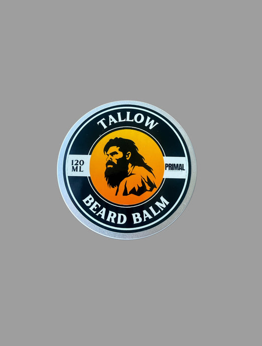 Tallow Beard Balm (120ml) med gratis skjeggkam.