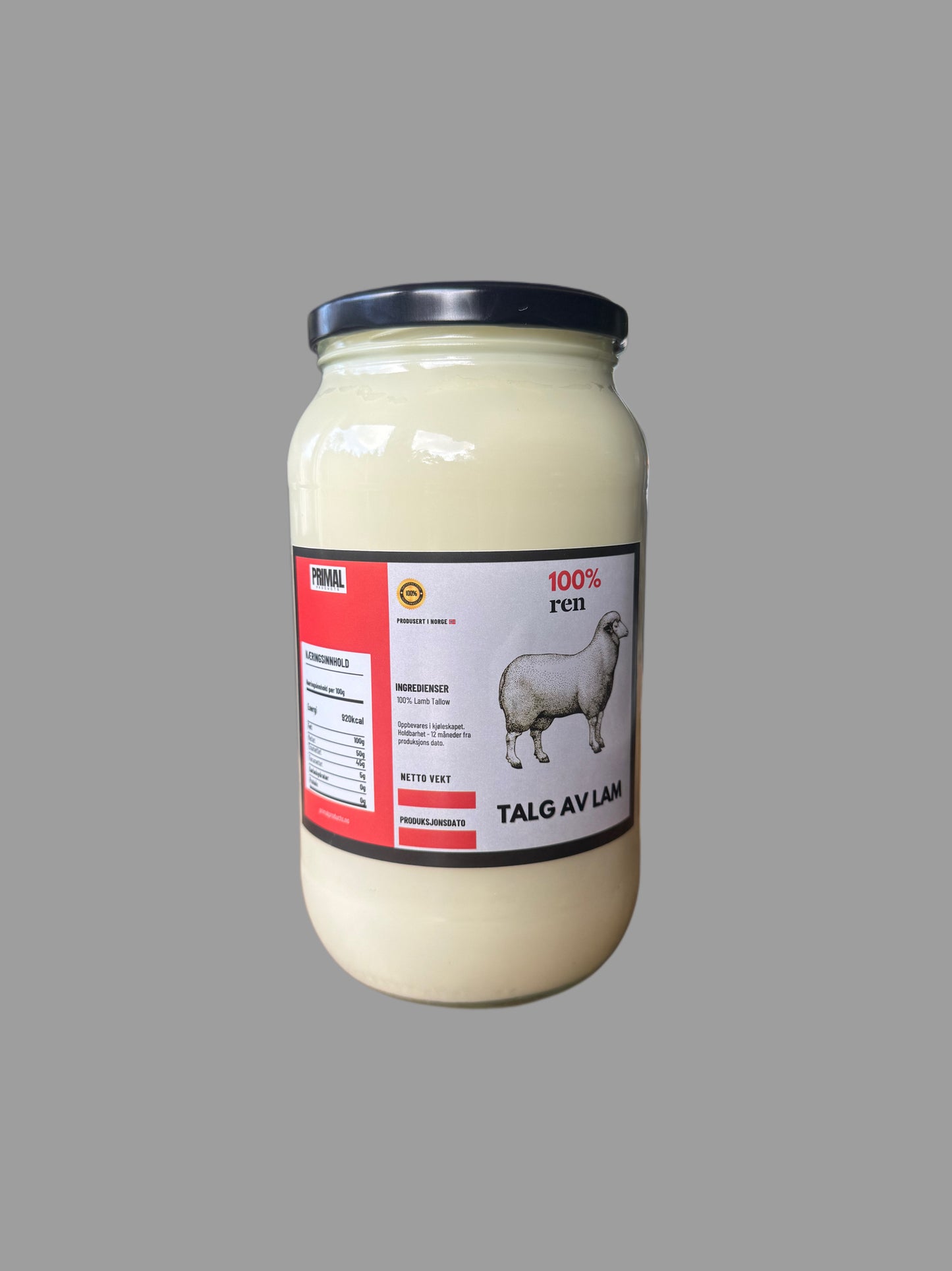 Talg av Lam (1060ml)