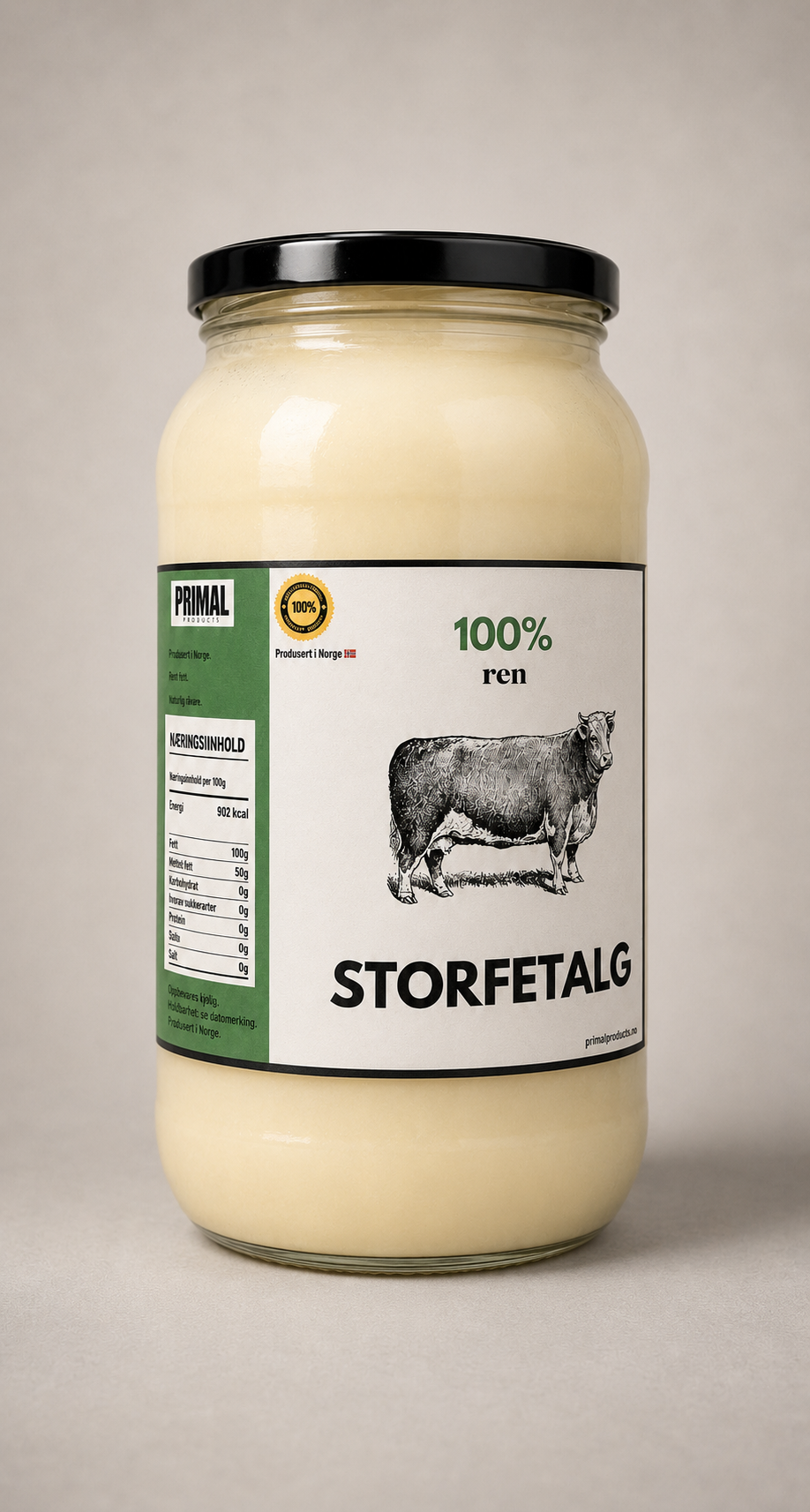 100% Gressforet  Storfetalg (1060ml)